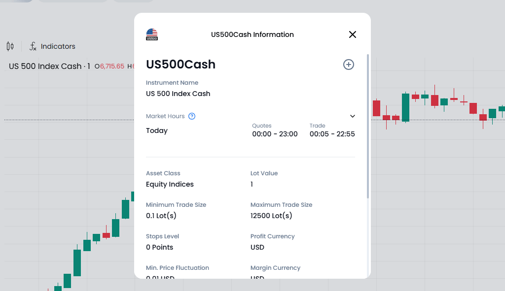 How to find stock index trading conditions in the XM Members Area (PC)