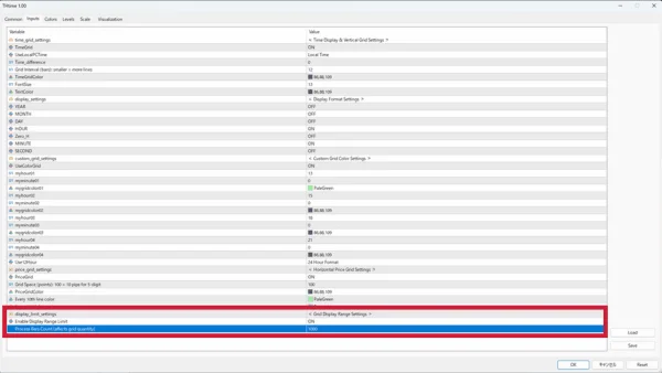 LocalTime display range control feature example