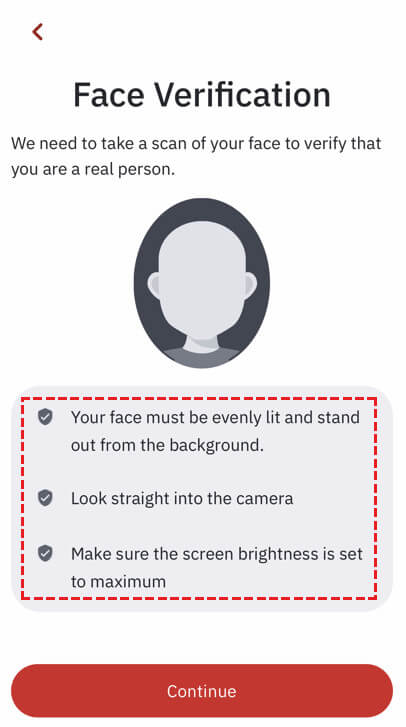 Guide to taking a selfie for XM identity verification - correct facial photo technique