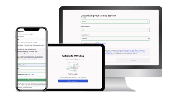 XM identity verification document upload interface