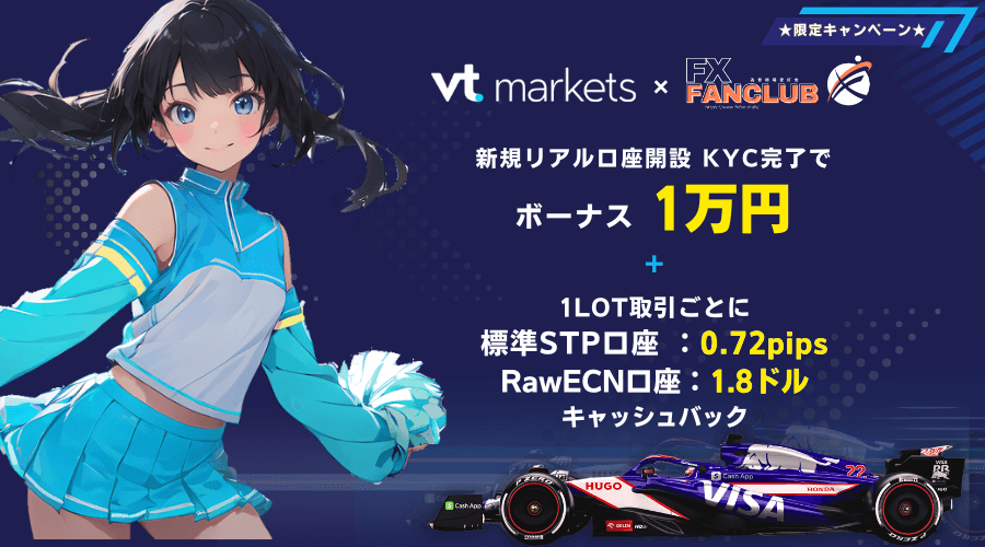 VTmarkets＆海外FXふぁんくらぶタイアップボーナスキャンペーン