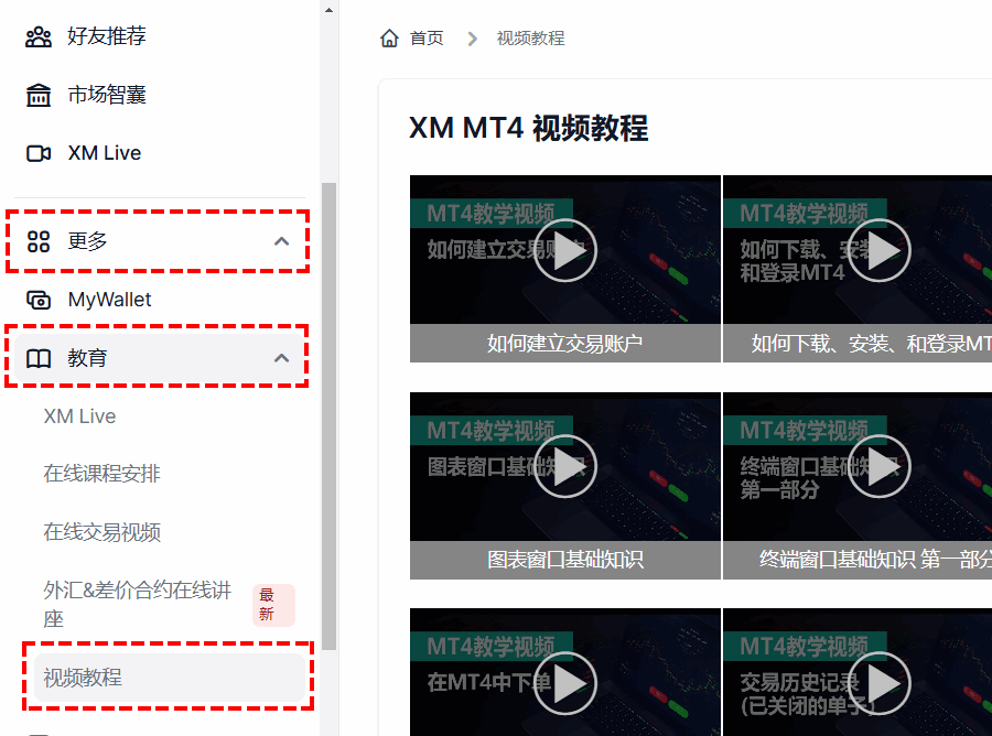 XM_会员区_MT4视频教程_电脑版