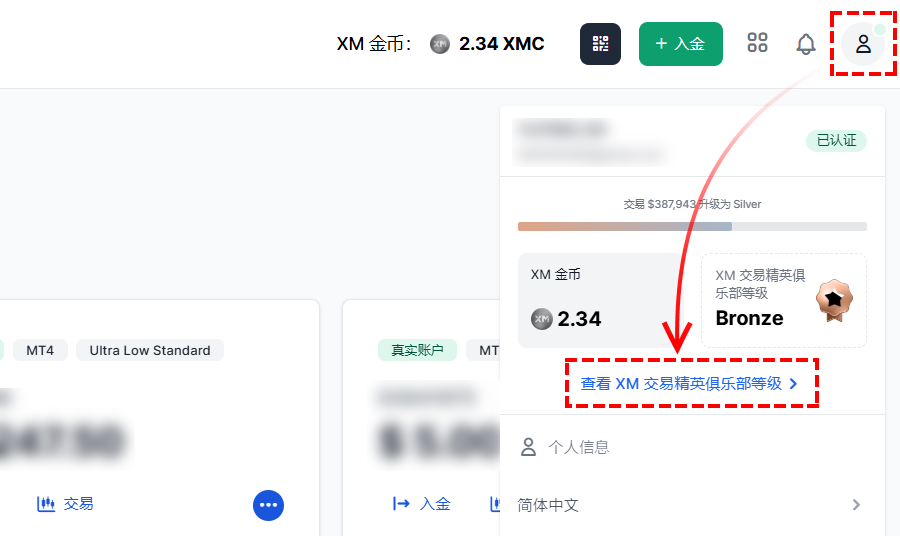 XM_交易精英俱乐部_金币确认_电脑版