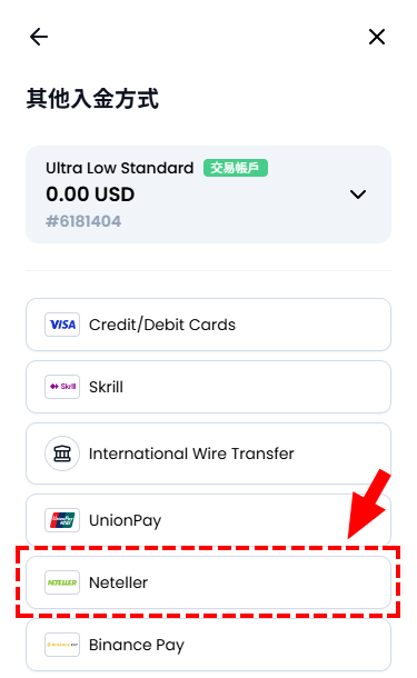 XM入金_Netelle入金_手機版